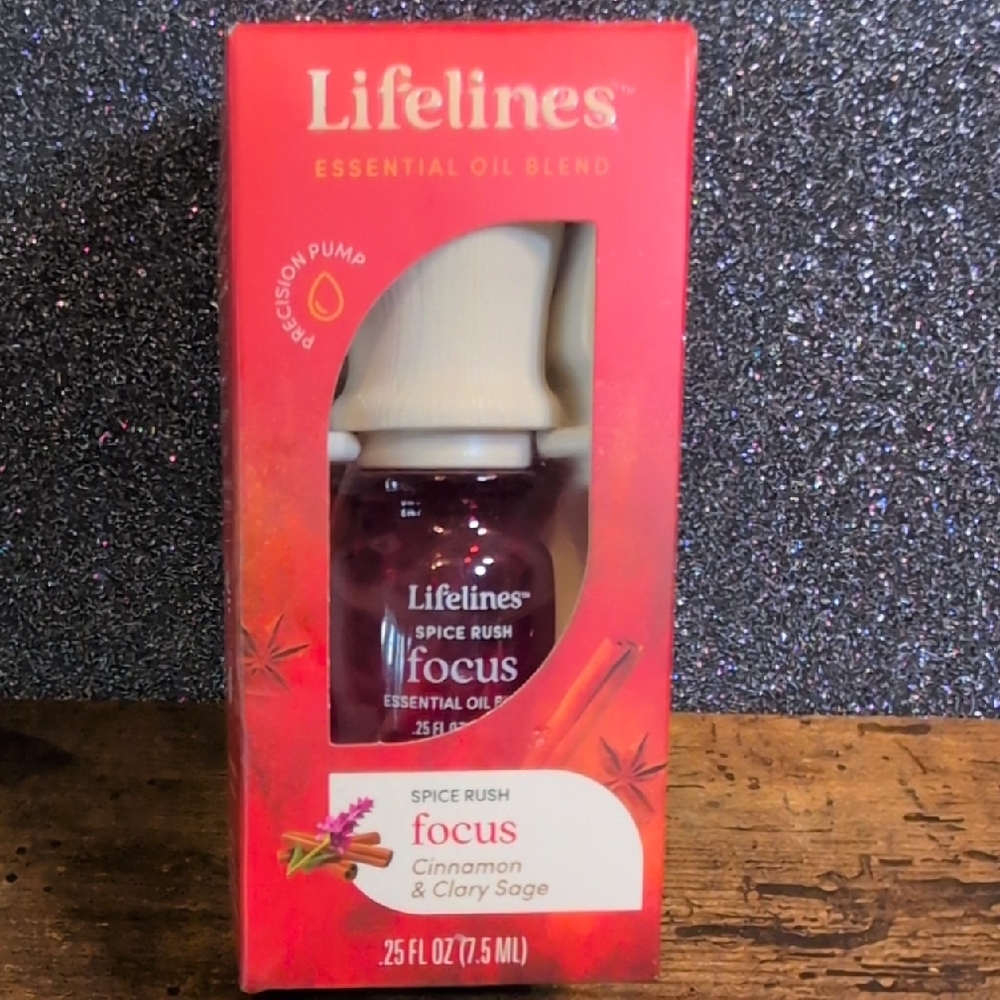 Lifelines Essential Oil Blend FOCUS Spice Rush .25 oz